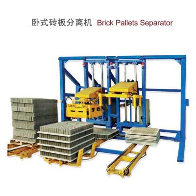  Horizontal block pallet separator machine .